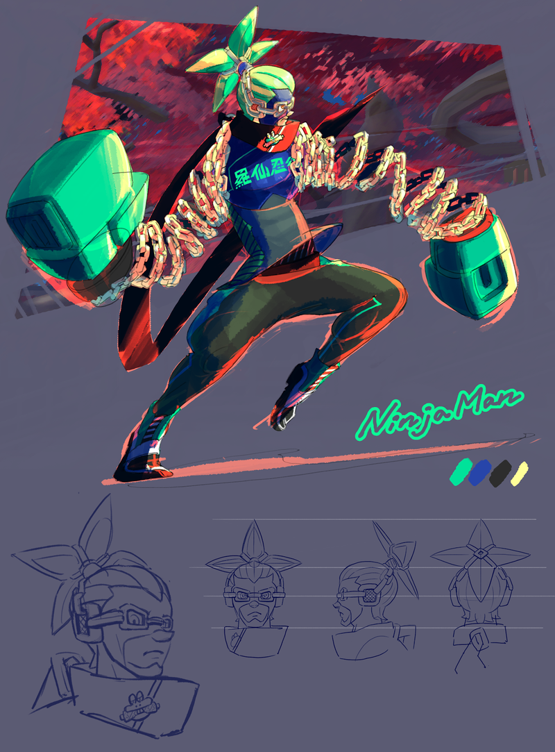 Concept art for Ninjara/Image Source: Nintendo